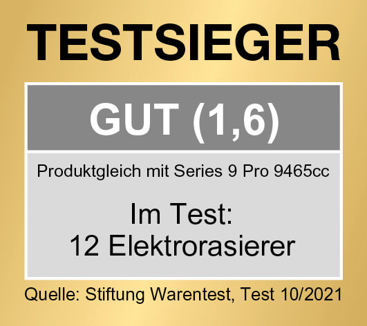 Braun Series 9 Pro Stiftung Warentest