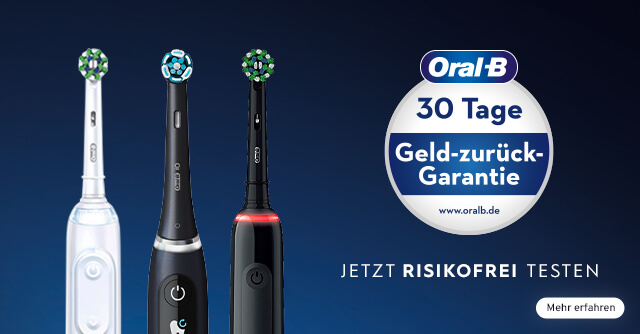 Oral-B - Risikofrei elektrische Zahnbürsten & Mundpflegecenter testen