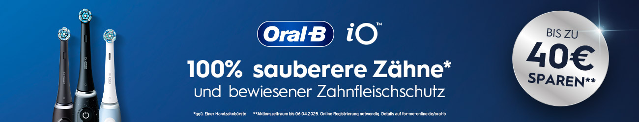 Jetzt mit Oral-B bis zu 40€ Cashback sichern!