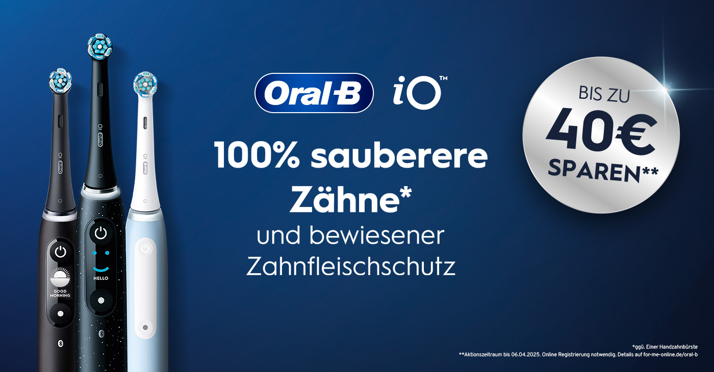 Jetzt mit Oral-B bis zu 40€ Cashback sichern!