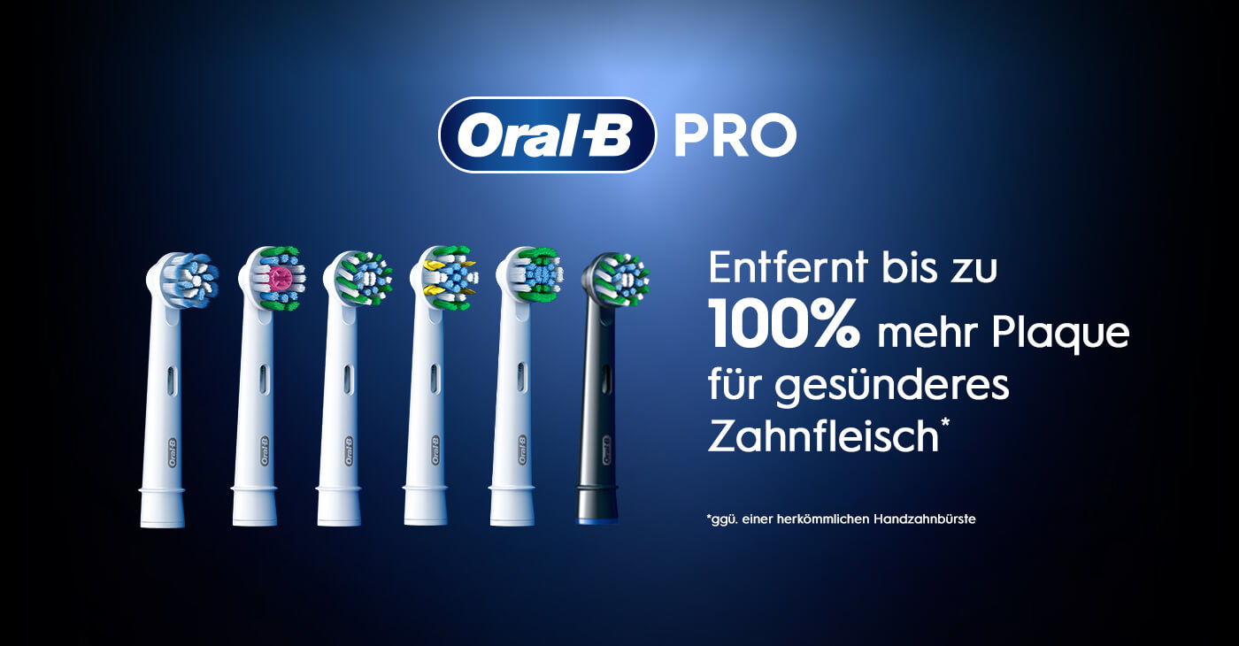 Effektive Reinigung mit Oral-B