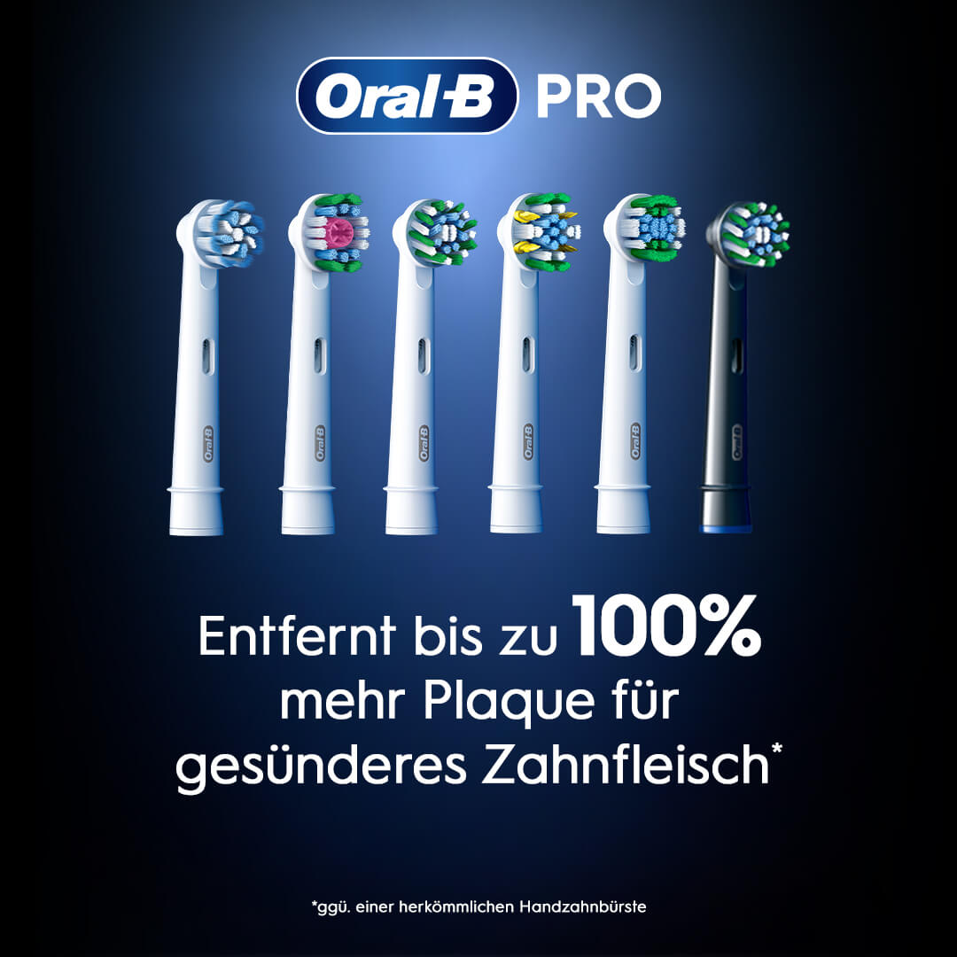 Effektive Reinigung mit Oral-B