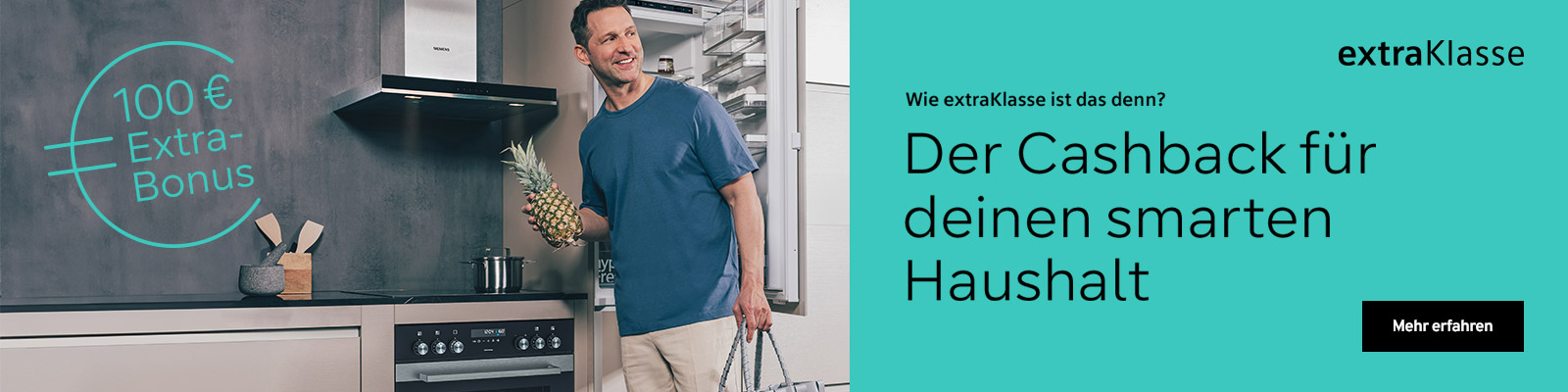 Cashback sichern mit dem Siemens Extrabonus