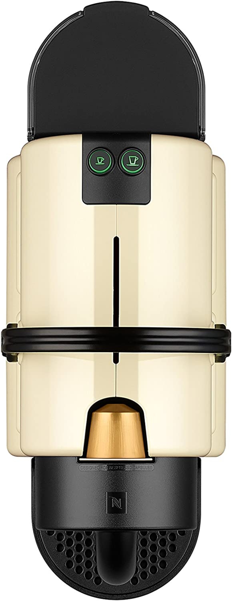 De´Longhi EN80.CW INISSIA Nespresso Kaffeekapselmaschine 0,7l, Vanilla Cream