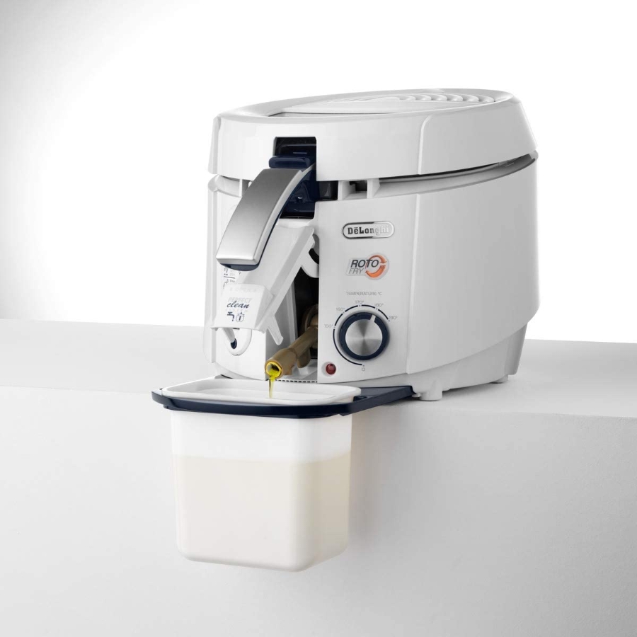 De´Longhi F38436 ROTO-FRY RotoFry Fritteuse Antihaftbeschichtung 1,2 kg Fassungsvermögen, Easy Clean System