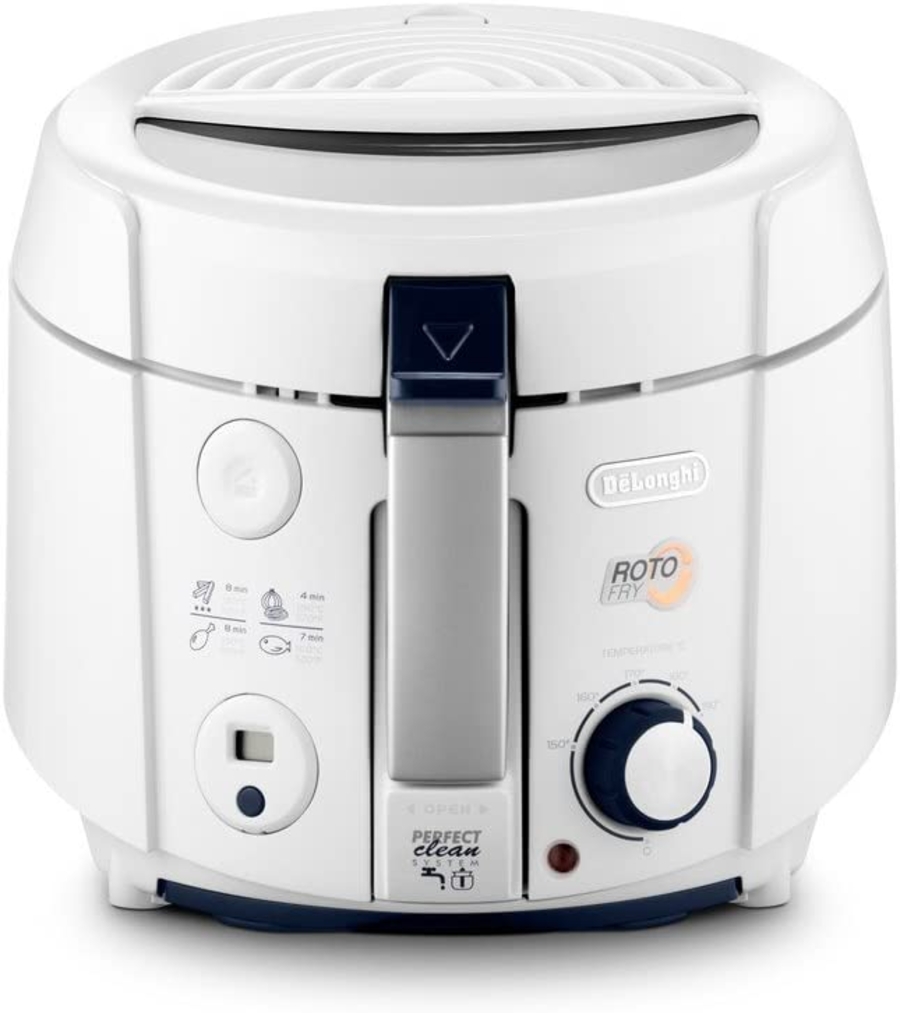 De´Longhi F38436 ROTO-FRY RotoFry Fritteuse Antihaftbeschichtung 1,2 kg Fassungsvermögen, Easy Clean System