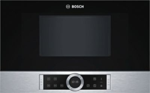 Bosch BFR634GS1 Einbau Mikrowelle Edelstahl Gerätemaße (HxBxT): 382 mm x 594 mm x 318 mm 