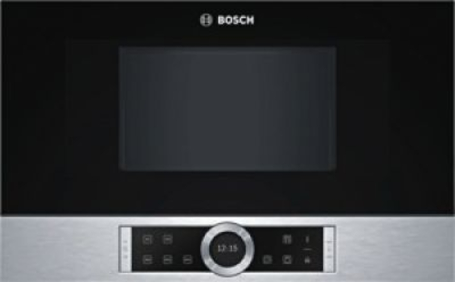 Bosch BFR634GS1 Einbau Mikrowelle Edelstahl Gerätemaße (HxBxT): 382 mm x 594 mm x 318 mm 