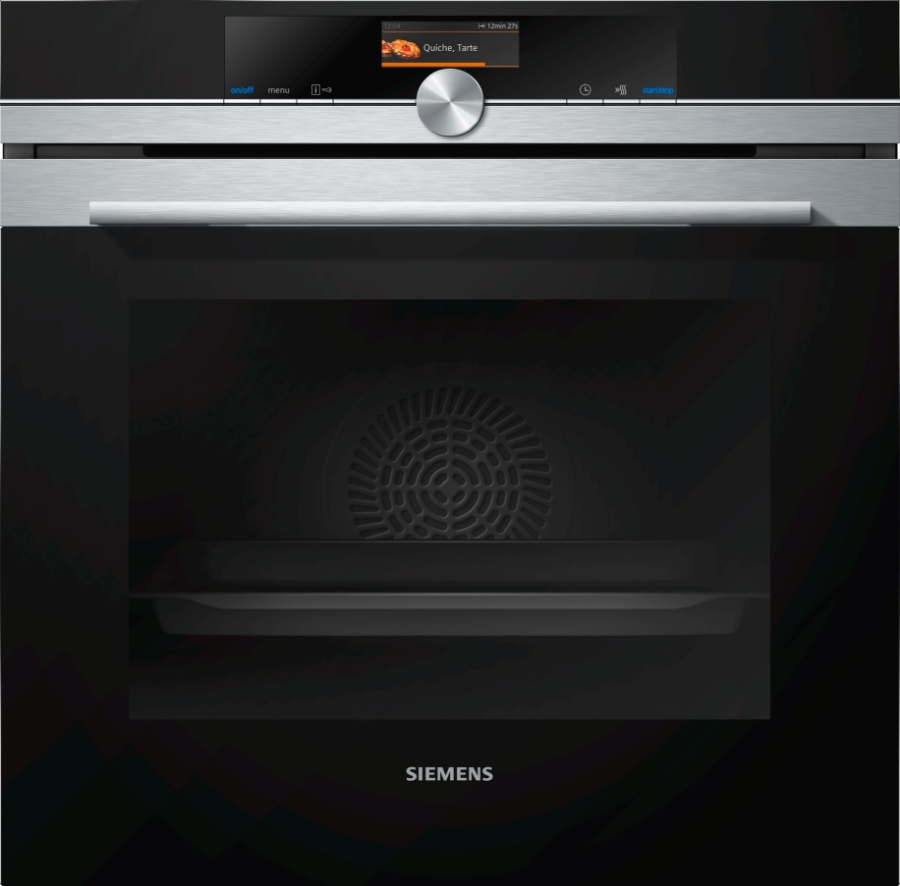 Siemens HB676GBS1 iQ700, Einbau-Backofen TFT-Touchdisplay 13 Beheizungsarten