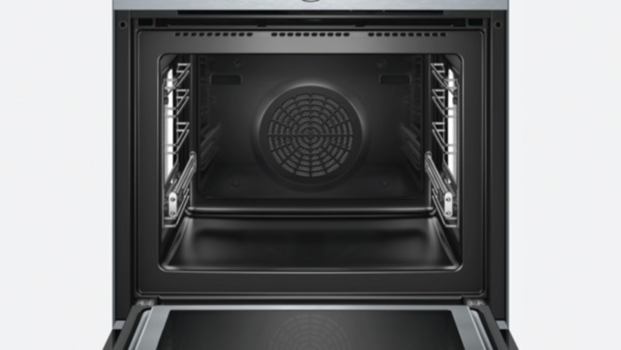 Bosch HNG6764S6 Mikrowellen-Backofen mit Edelstahl  Dampfunterstützung