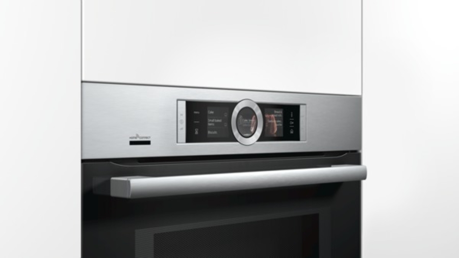 Bosch HNG6764S6 Mikrowellen-Backofen mit Edelstahl  Dampfunterstützung