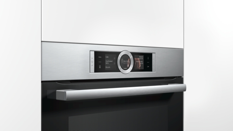 Bosch HBG636ES1 Backofen Edelstahl A+ Assist-Funktion 1 x Backblech emailliert, 1 x Kombirost, 1 x Universalpfanne