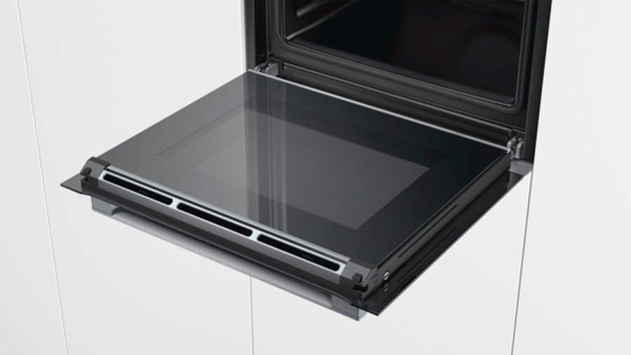 Bosch HBG636ES1 Backofen Edelstahl A+ Assist-Funktion 1 x Backblech emailliert, 1 x Kombirost, 1 x Universalpfanne