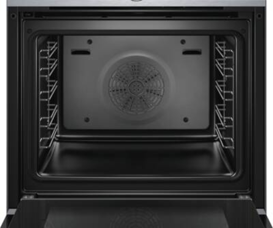Bosch HBG636ES1 Backofen Edelstahl A+ Assist-Funktion 1 x Backblech emailliert, 1 x Kombirost, 1 x Universalpfanne