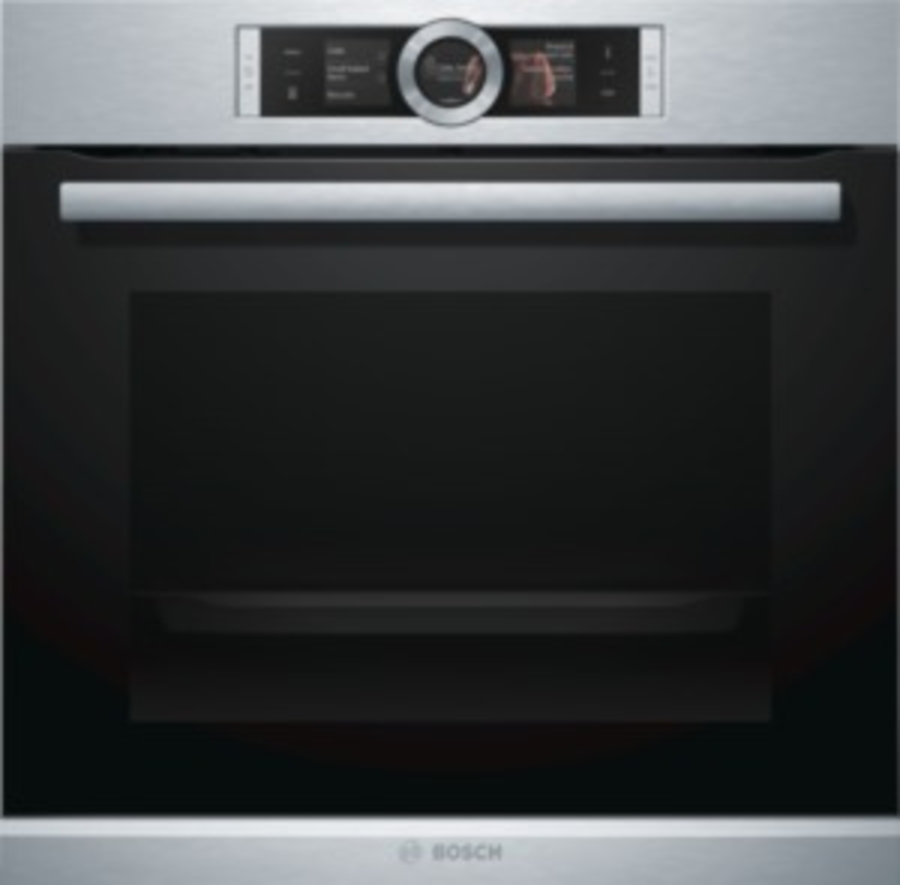 Bosch HBG636ES1 Backofen Edelstahl A+ Assist-Funktion 1 x Backblech emailliert, 1 x Kombirost, 1 x Universalpfanne