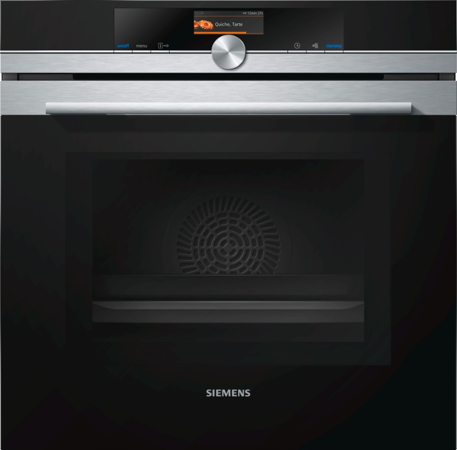 Siemens HM676G0S6 Einbau Backofen mit Mikrowelle Edelstahl 60cm activeClean® 4D-Heißluft, Home Connect