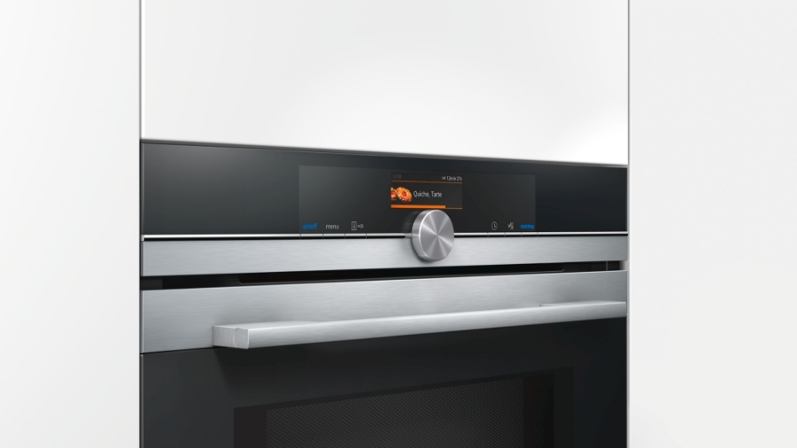 Siemens HM676G0S6 Einbau Backofen mit Mikrowelle Edelstahl 60cm activeClean® 4D-Heißluft, Home Connect