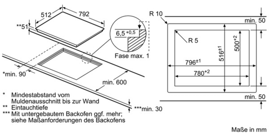 Siemens ET801LMP1D Einbau Kochfeld Glaskeramik 80 cm Edelstahl Dual LightSlider-Bedienung Autark