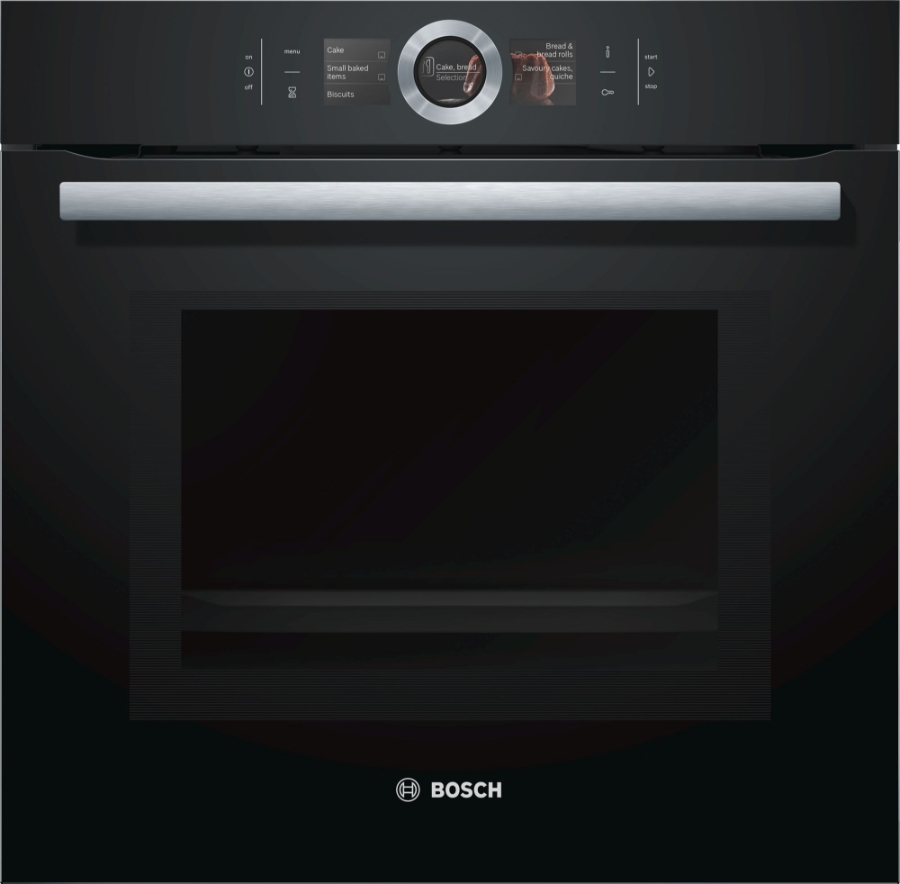 Bosch HMG6764B1 Backofen mit Mikrowelle Vulkan Schwarz 