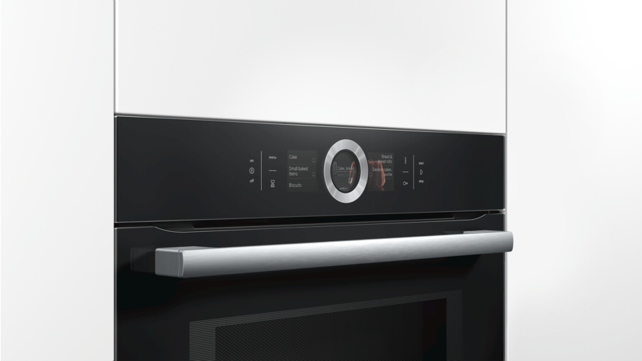 Bosch HMG6764B1 Backofen mit Mikrowelle Vulkan Schwarz 