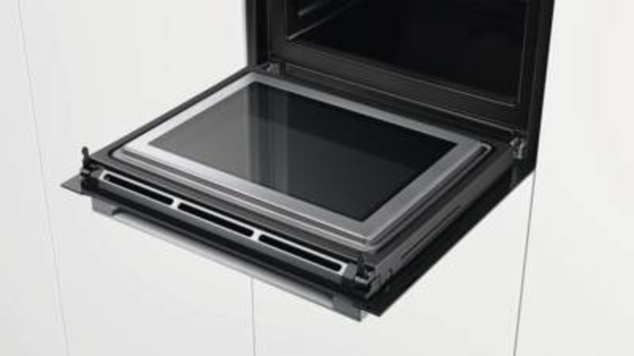 Bosch HMG6764B1 Backofen mit Mikrowelle Vulkan Schwarz 