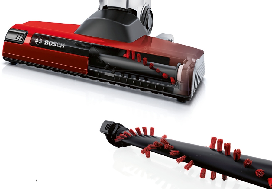 Bosch BCH6ZOOO Handstaubsauger Zoo'o ProAnimal Beutellos, tornadorot Akkusauger 25.2V Rot