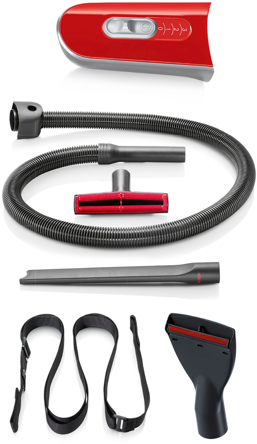 Bosch BCH6ZOOO Handstaubsauger Zoo'o ProAnimal Beutellos, tornadorot Akkusauger 25.2V Rot
