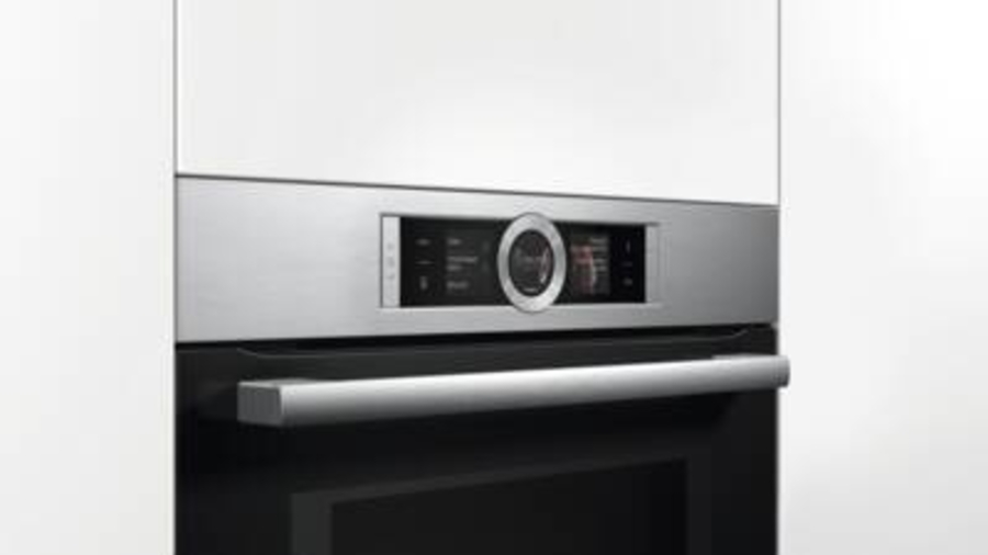 Bosch HMG6764S1 Backofen mit Mikrowelle Edelstahl Bosch Assist, TFT-Touchdisplay, Elektronik-Uhr