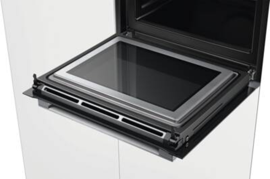 Bosch HMG6764S1 Backofen mit Mikrowelle Edelstahl Bosch Assist, TFT-Touchdisplay, Elektronik-Uhr