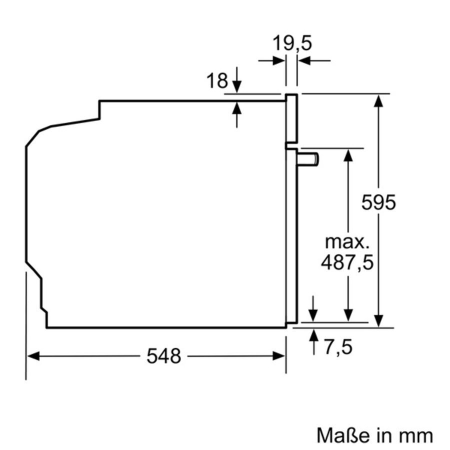 Bosch HMG6764S1 Backofen mit Mikrowelle Edelstahl Bosch Assist, TFT-Touchdisplay, Elektronik-Uhr