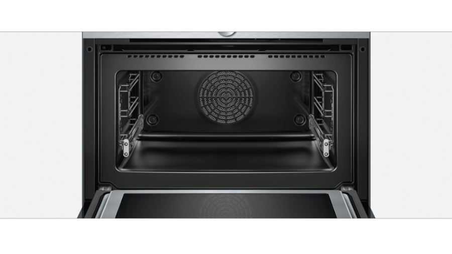Siemens CM678G4S1 Einbau Kompaktbackofen mit Mikrowelle Edelstahl  Gerätemaße (HxBxT): 455 x 595 x 548 mm