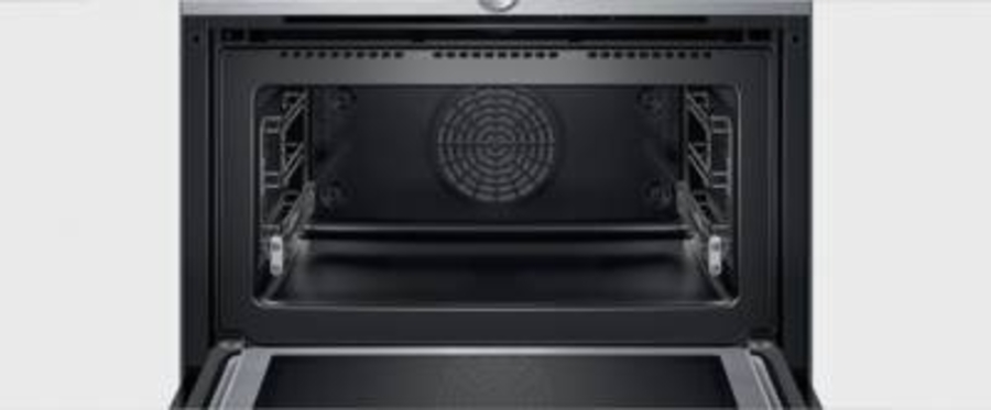 Siemens CM678G4S1 Einbau Kompaktbackofen mit Mikrowelle Edelstahl  Gerätemaße (HxBxT): 455 x 595 x 548 mm