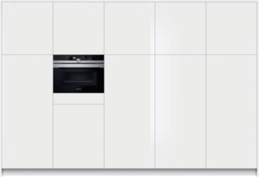 Siemens CM678G4S1 Einbau Kompaktbackofen mit Mikrowelle Edelstahl  Gerätemaße (HxBxT): 455 x 595 x 548 mm