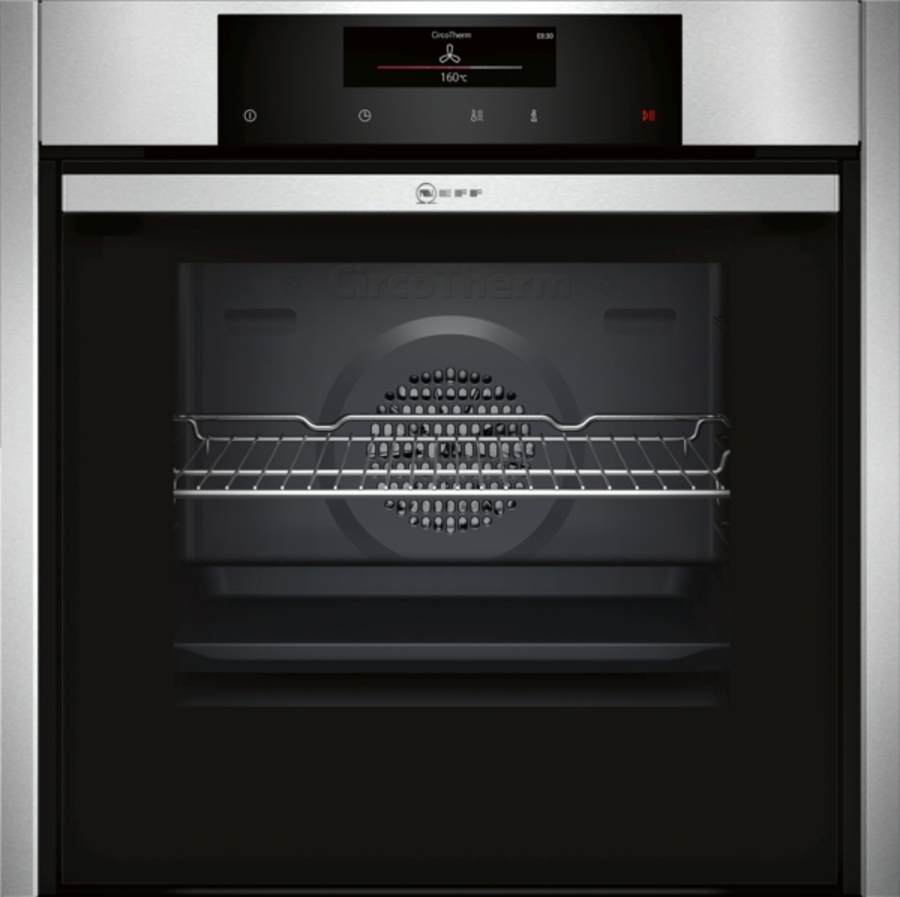 Neff BCT5664N Backofen Einbau Edelstahl 60 cm B56CT64N0 Einbaubackofen mit SLIDE&HIDE® #hideslide