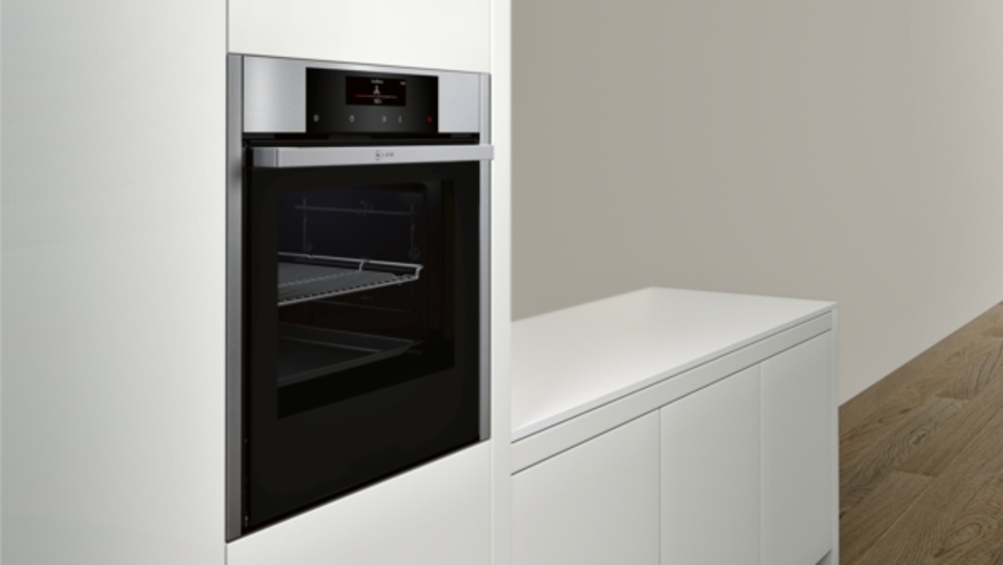 Neff BCT5664N Backofen Einbau Edelstahl 60 cm B56CT64N0 Einbaubackofen mit SLIDE&HIDE® #hideslide