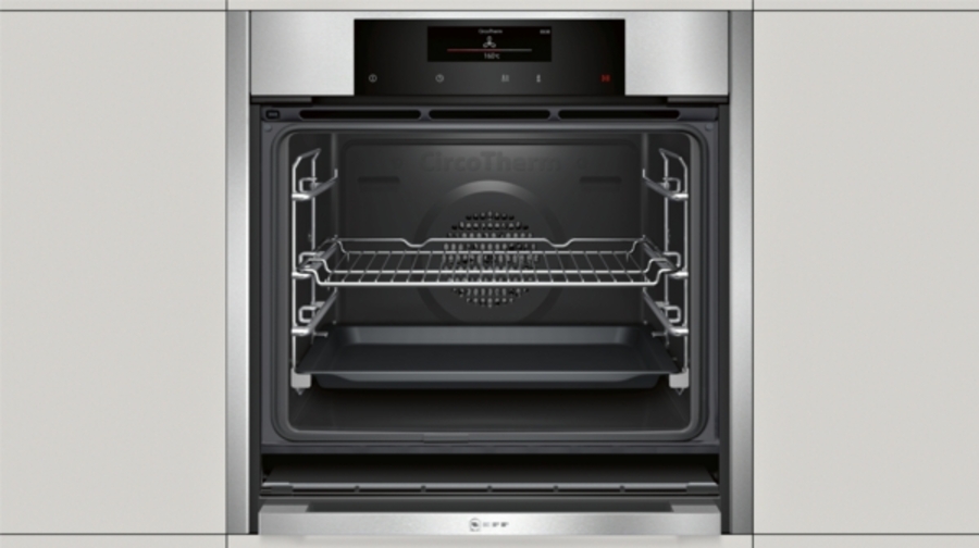 Neff BCT5664N Backofen Einbau Edelstahl 60 cm B56CT64N0 Einbaubackofen mit SLIDE&HIDE® #hideslide