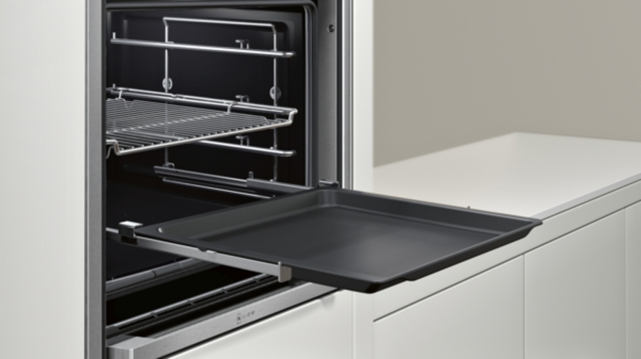 Neff BCT5664N Backofen Einbau Edelstahl 60 cm B56CT64N0 Einbaubackofen mit SLIDE&HIDE® #hideslide