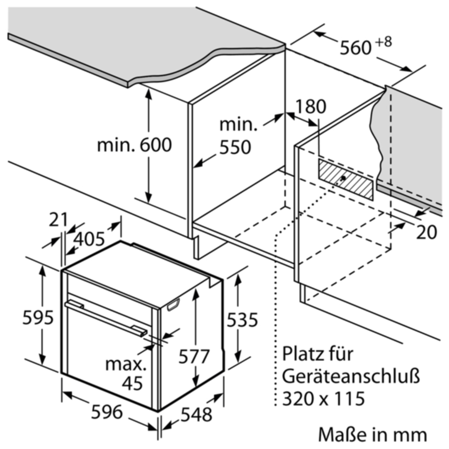Neff BCT5664N Backofen Einbau Edelstahl 60 cm B56CT64N0 Einbaubackofen mit SLIDE&HIDE® #hideslide