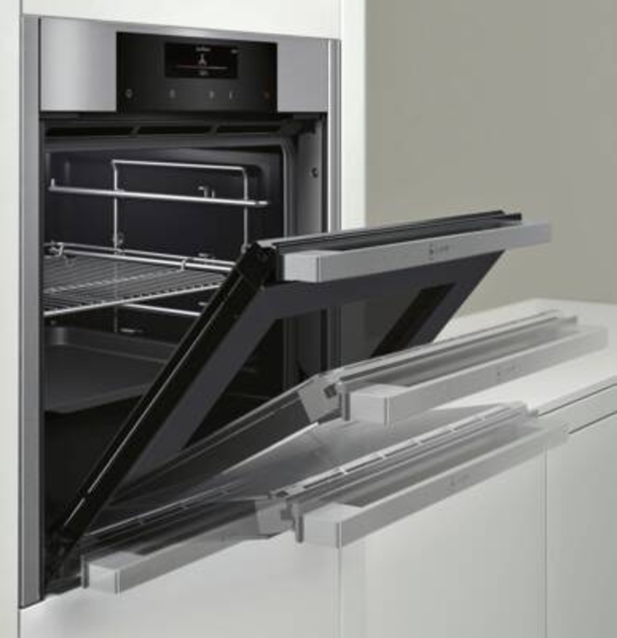Neff BCT5664N Backofen Einbau Edelstahl 60 cm B56CT64N0 Einbaubackofen mit SLIDE&HIDE® #hideslide