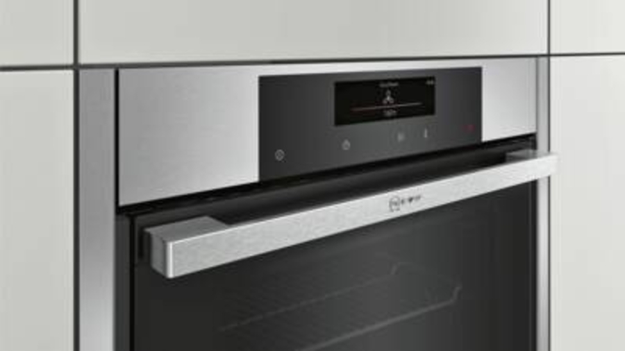 Neff BCT5664N Backofen Einbau Edelstahl 60 cm B56CT64N0 Einbaubackofen mit SLIDE&HIDE® #hideslide