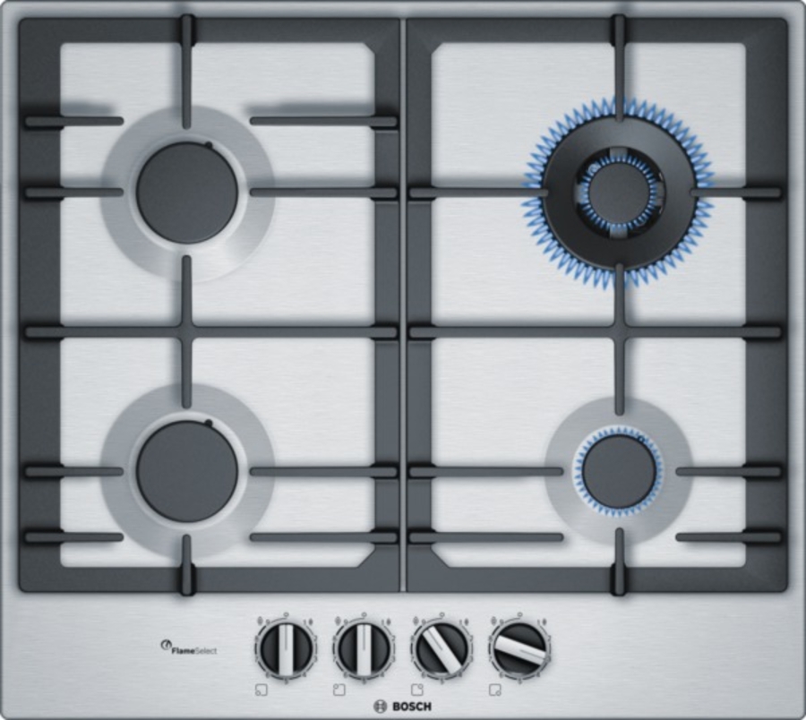 Bosch PCH6A5C90D Gaskochstelle autark 60 cm Edelstahl 