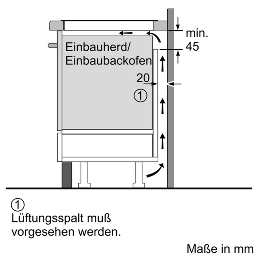 Bosch PXX675DC1E Induktionskochfeld Autark 60 cm Facettenschliff,Profil (seitlich)