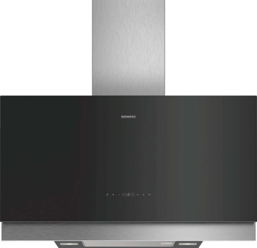Siemens LC97FQP60 Schwarz mit Glasschirm Wand-Esse 90 cm EEK A 