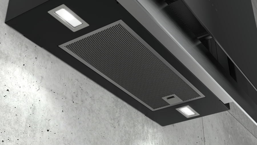 Siemens LC97FQP60 Schwarz mit Glasschirm Wand-Esse 90 cm EEK A 