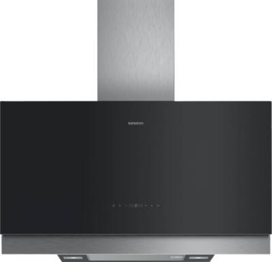 Siemens LC97FQP60 Schwarz mit Glasschirm Wand-Esse 90 cm EEK A 