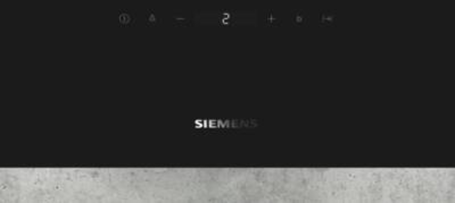 Siemens LC98KPP60 Schwarz mit Glasschirm Wand-Esse 90 cm A+ 