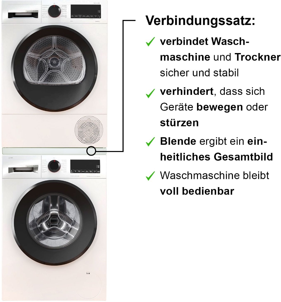 Siemens WZ11410 Verbindungssatz Rahmen T24Sonderzubehör Trockner
