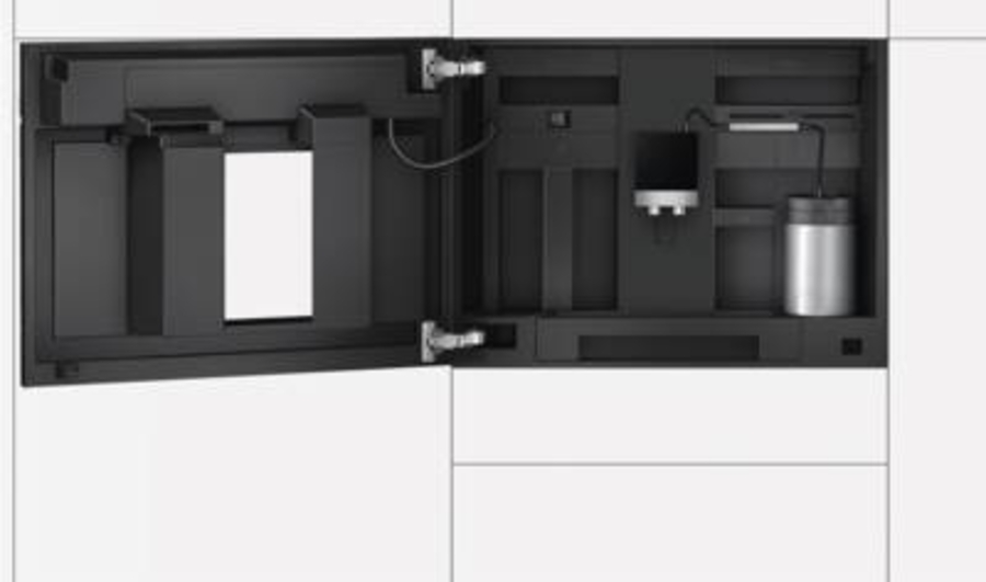 Siemens CT636LEW1 Einbau Weiß/Edelstahl 45cm 1600W Kaffeevollautomat
