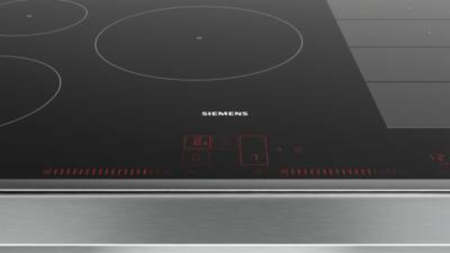 Siemens EX845LVC1E Einbau Induktions-Kochstelle Glaskeramik 80 cm 5 Induktions-Kochzonen, touchSlider-Bedienung, Flachrahmen