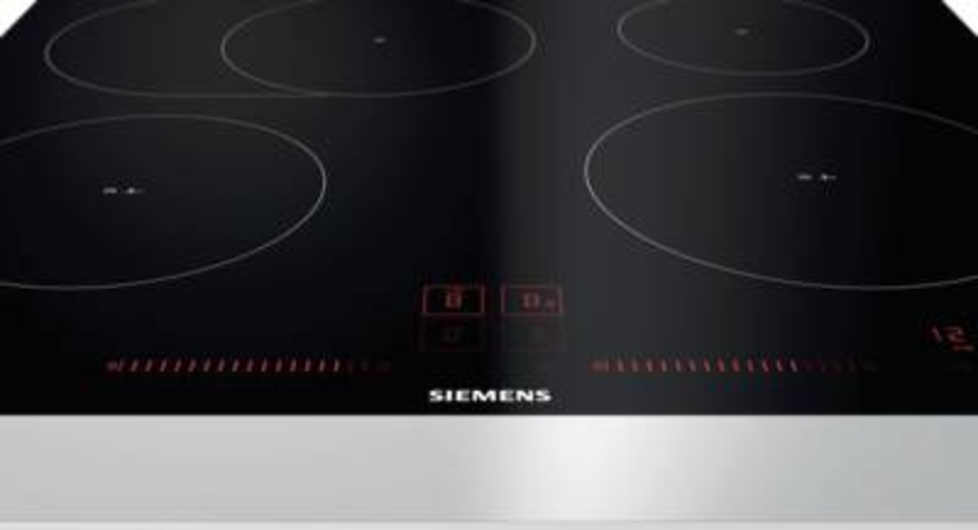 Siemens EH601LFC1E Einbau 60 cm Induktions-Kochstelle Edelstahl Flächenbündiges Design